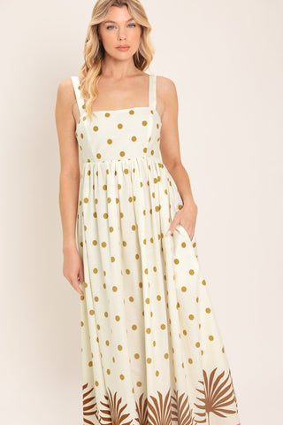 COCONUT GROVE WOVEN MIDI DRESS - Glamourous Grace