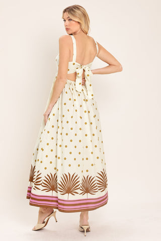COCONUT GROVE WOVEN MIDI DRESS - Glamourous Grace