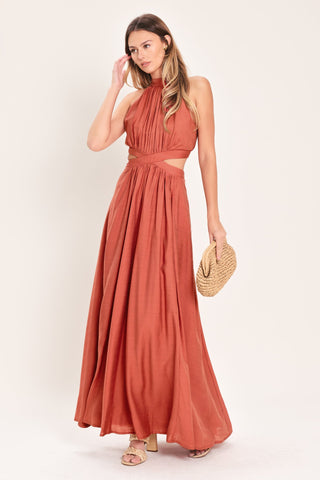 HOT GIRL WOVEN MAXI DRESS - Glamourous Grace