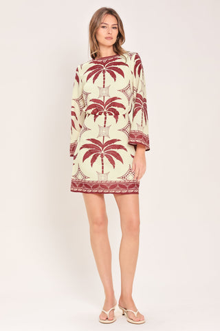 PARADISE FOUND WOVEN MINI DRESS