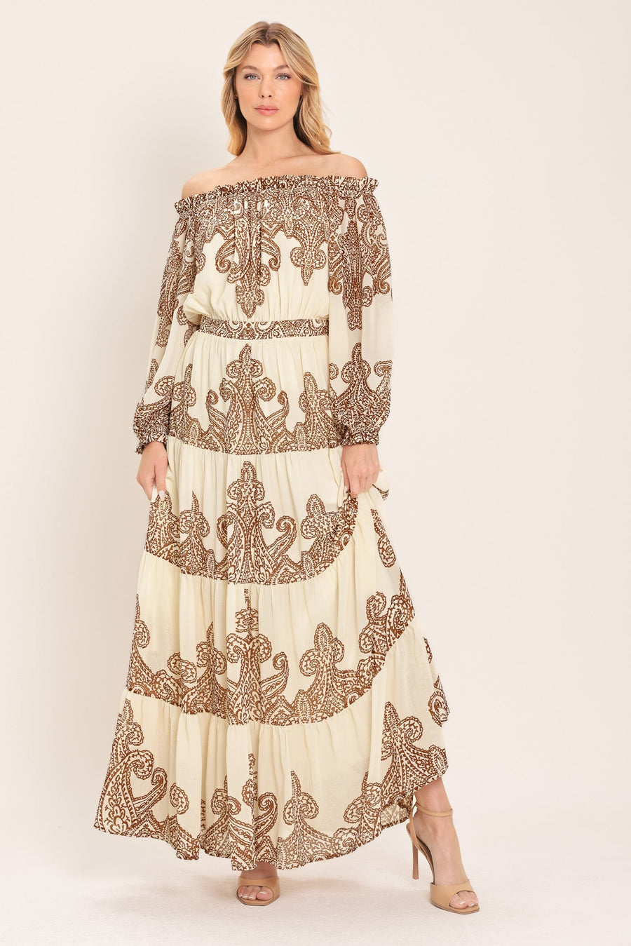 BELLA TERRA WOVEN MAXI DRESS - Glamourous Grace