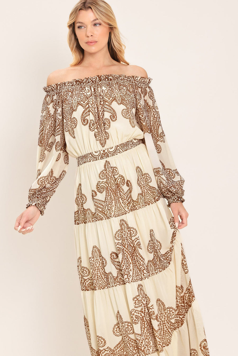 BELLA TERRA WOVEN MAXI DRESS - Glamourous Grace
