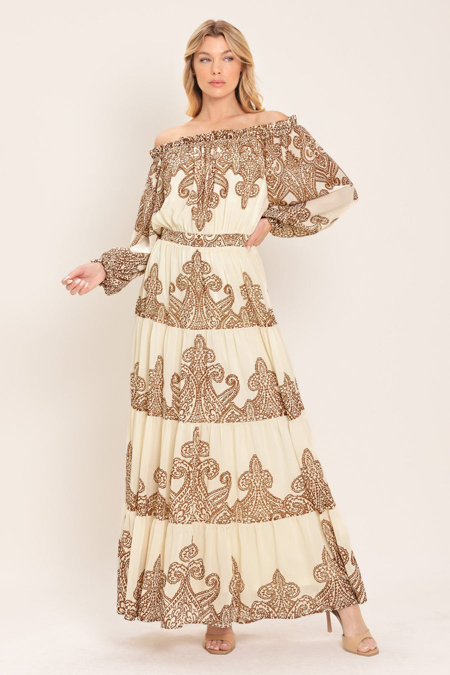 BELLA TERRA WOVEN MAXI DRESS - Glamourous Grace