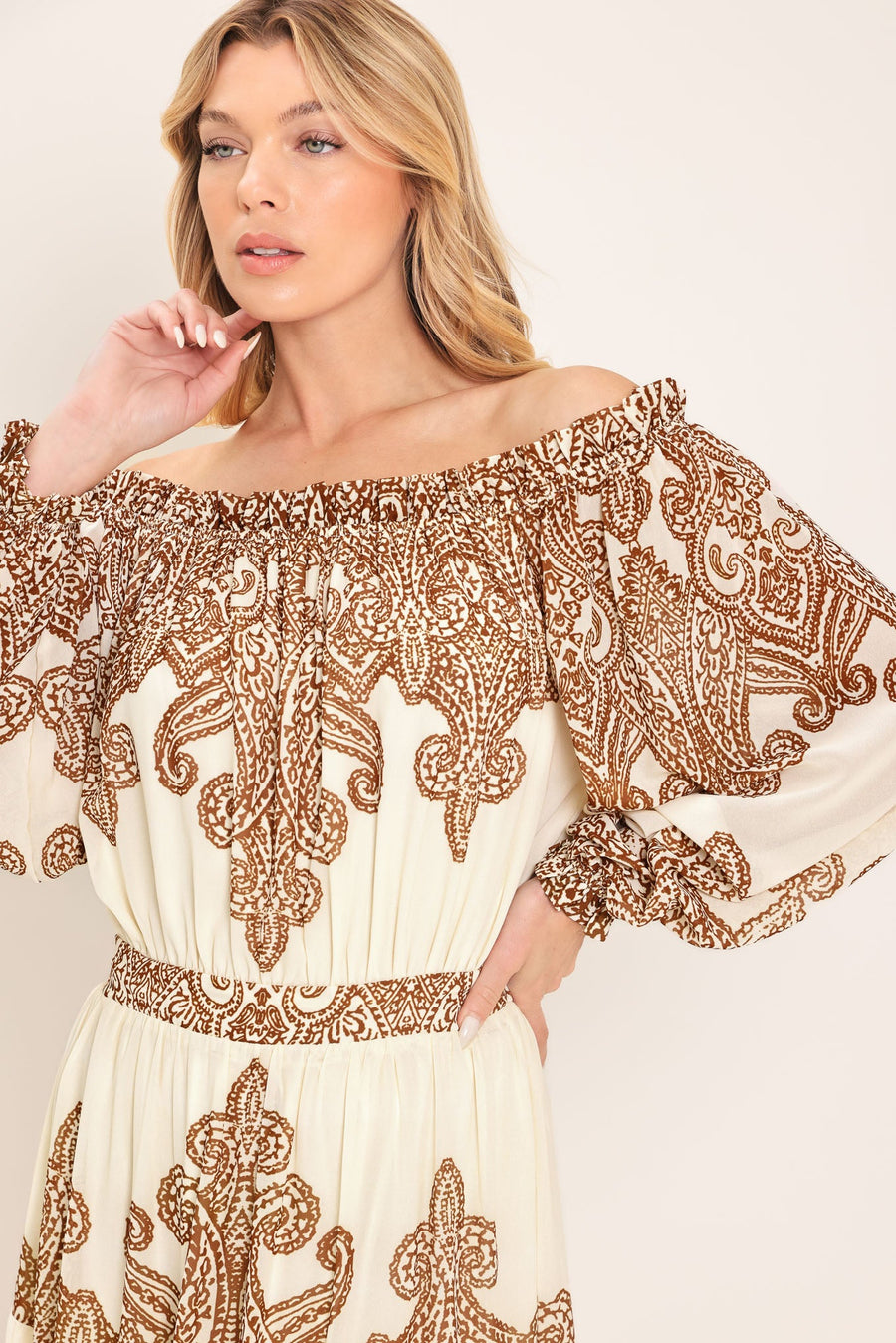 BELLA TERRA WOVEN MAXI DRESS - Glamourous Grace