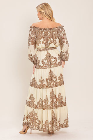 BELLA TERRA WOVEN MAXI DRESS