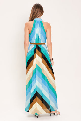 COASTAL ESCAPE WOVEN MAXI DRESS