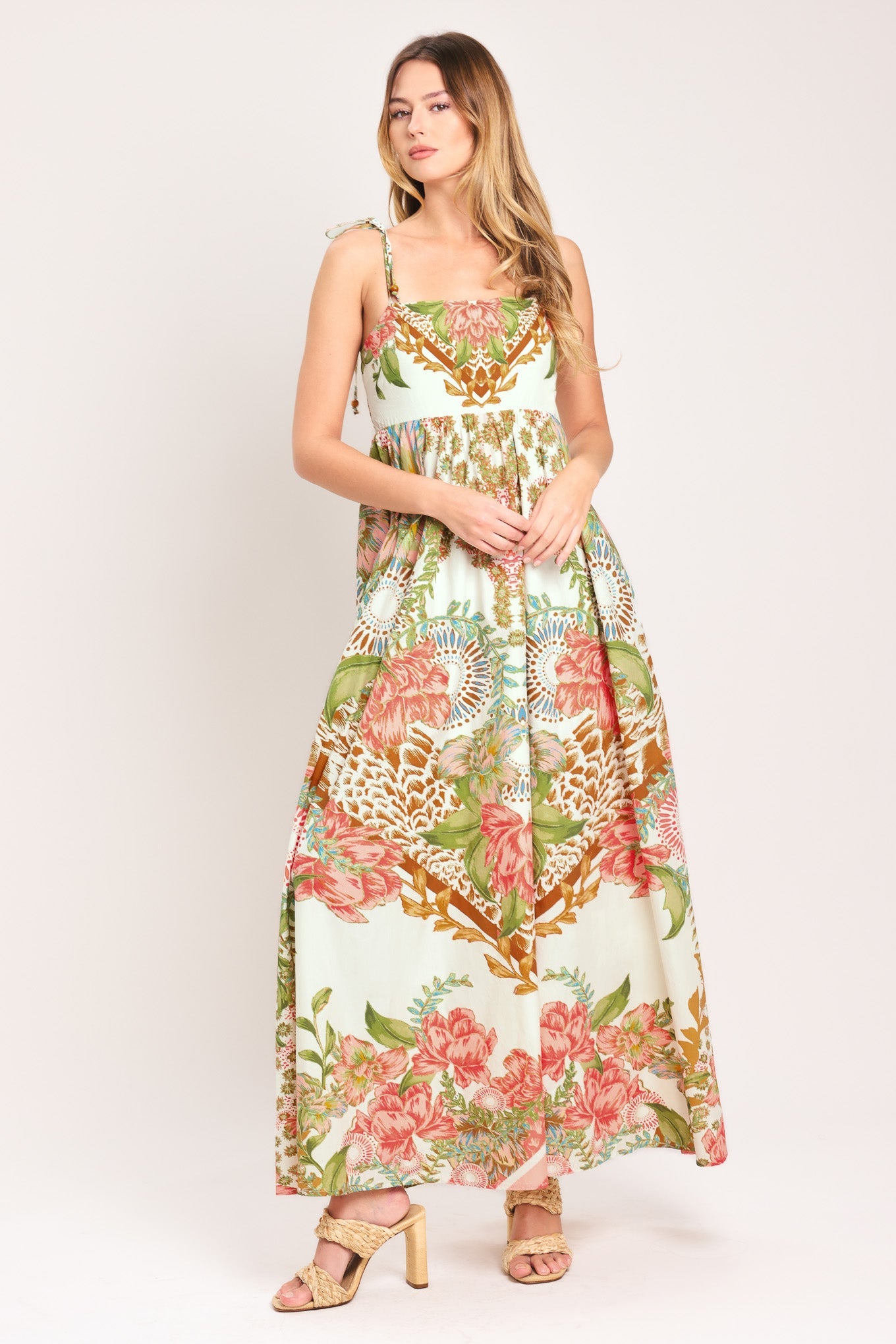SUMMER OASIS WOVEN ANKLE DRESS - Glamourous Grace