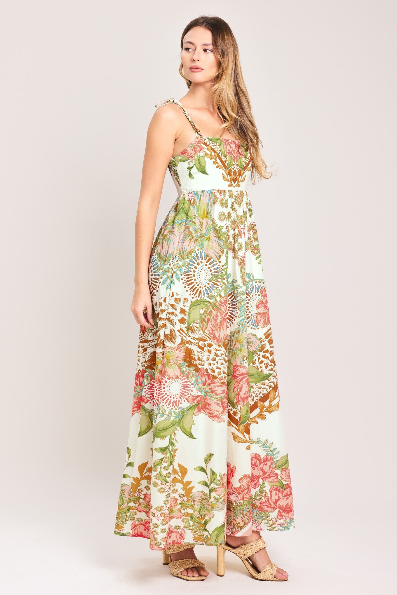 SUMMER OASIS WOVEN ANKLE DRESS - Glamourous Grace