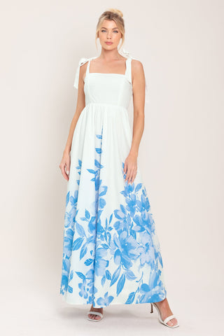 CLOUD BLOSSOM WOVEN MAXI DRESS - Glamourous Grace