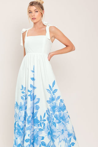 CLOUD BLOSSOM WOVEN MAXI DRESS - Glamourous Grace