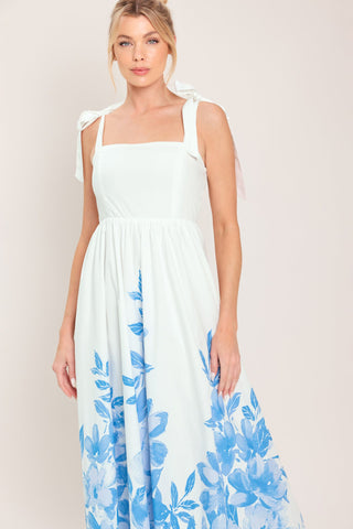 CLOUD BLOSSOM WOVEN MAXI DRESS - Glamourous Grace