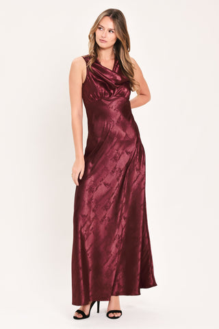 LUMINOUS CHAMPAGNE KISS WOVEN MAXI DRESS - Glamourous Grace