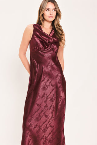 LUMINOUS CHAMPAGNE KISS WOVEN MAXI DRESS - Glamourous Grace