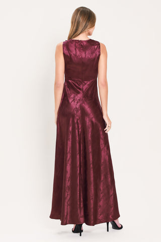 LUMINOUS CHAMPAGNE KISS WOVEN MAXI DRESS - Glamourous Grace