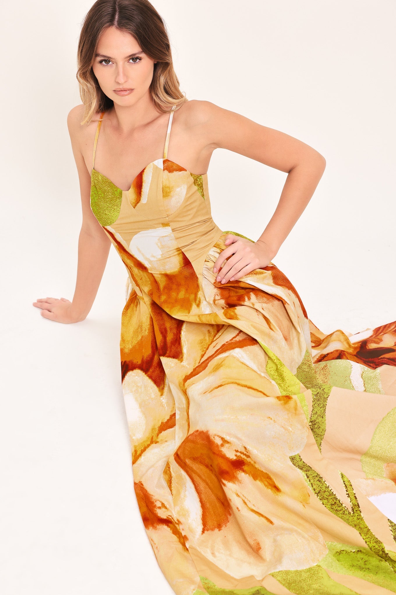LIMONCELLO GARDEN WOVEN MAXI DRESS - Glamourous Grace