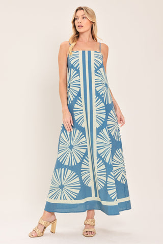 BLUE LAGOON DREAM WOVEN MAXI DRESS - Glamourous Grace