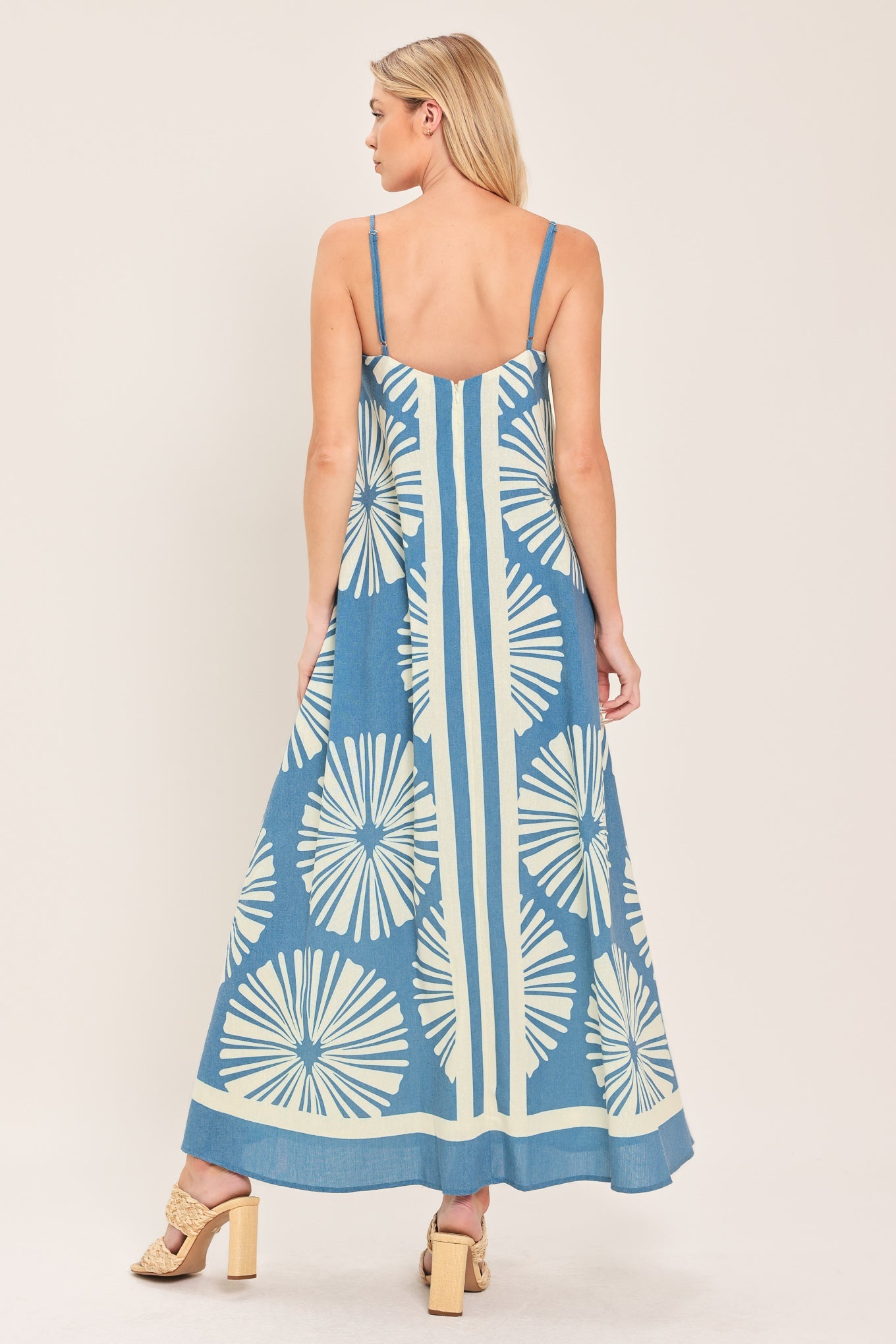 BLUE LAGOON DREAM WOVEN MAXI DRESS - Glamourous Grace