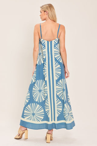 BLUE LAGOON DREAM WOVEN MAXI DRESS - Glamourous Grace