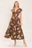 BROWN FLORAL