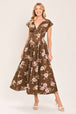 BROWN FLORAL