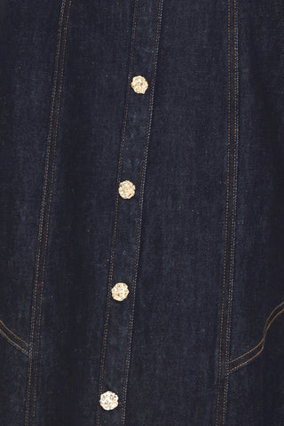 CHELSEA DENIM MIDI DRESS