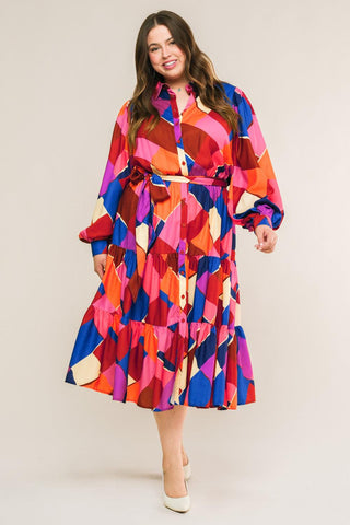 WISE WOMAN WOVEN MIDI DRESS - Glamourous Grace