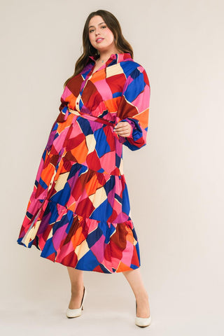 WISE WOMAN WOVEN MIDI DRESS - Glamourous Grace
