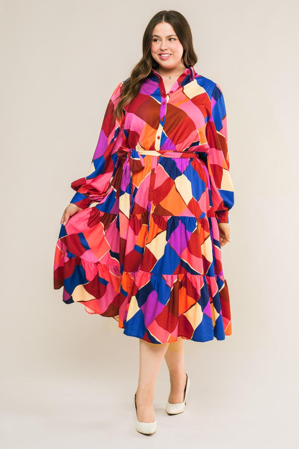 WISE WOMAN WOVEN MIDI DRESS - Glamourous Grace