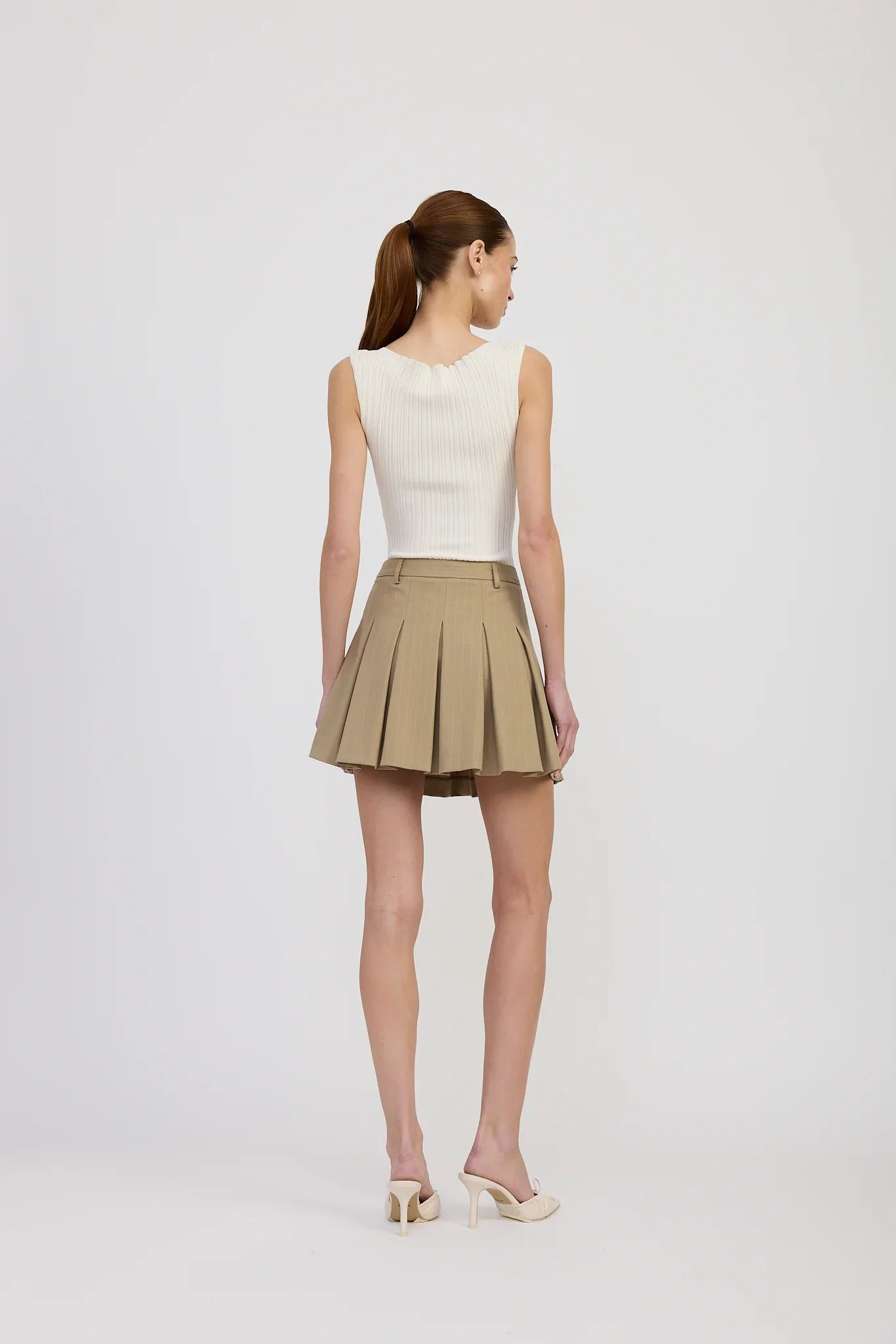 Arden Pleated Mini Skirt - Glamourous Grace