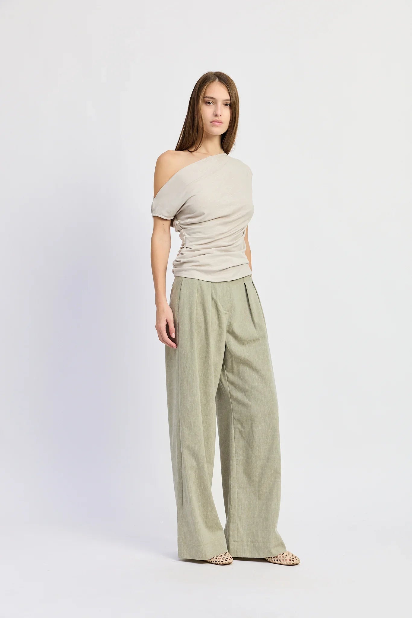 Paris Taupe Knit Top