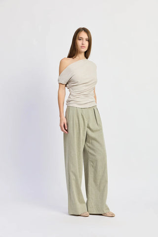 Paris Taupe Knit Top