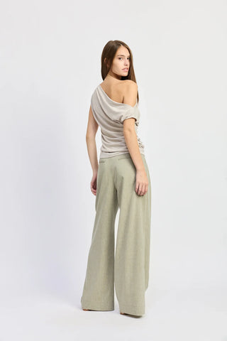 Paris Taupe Knit Top