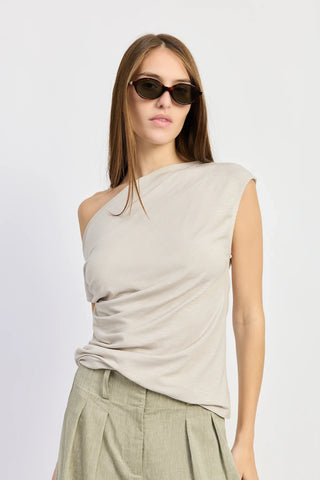 Paris Taupe Knit Top