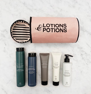 Lotions & Potions, Liquid Travel Case – Pink/Blush - Glamourous Grace