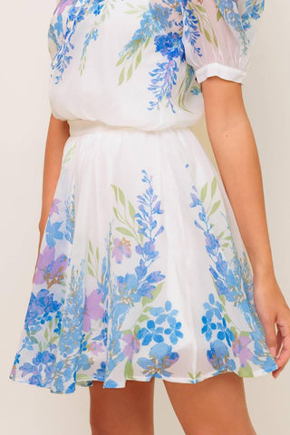 SUNSET SAIL WOVEN MINI FULL SKIRT - Glamourous Grace