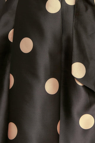 MOONLIGHT DOTS WOVEN FULL MIDI SKIRT