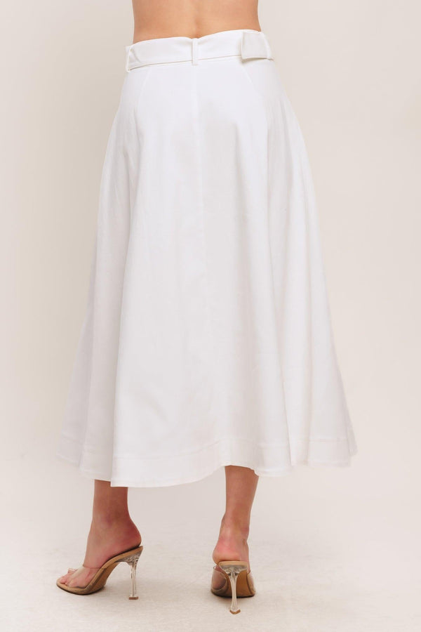 EASY WEAR WESTERN WOVEN MIDI SKIRT - Glamourous Grace