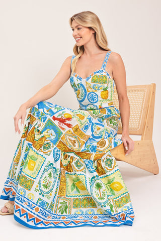 SICILIAN SUMMER WOVEN MAXI SKIRT - Glamourous Grace