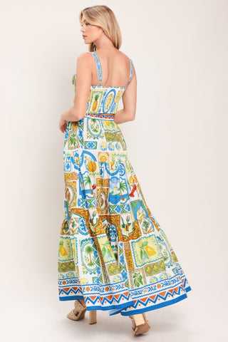 SICILIAN SUMMER WOVEN MAXI SKIRT - Glamourous Grace