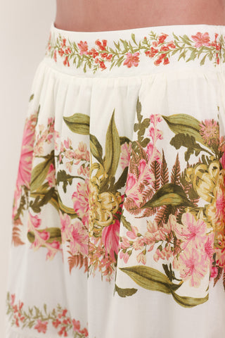BOTANICAL ESCAPE WOVEN MAXI SKIRT - Glamourous Grace