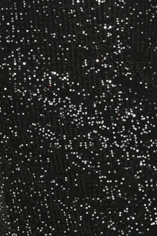 BRONZE LUSTER BRONZE/BLACK SEQUIN LACE-HEM MIDI SKIRT