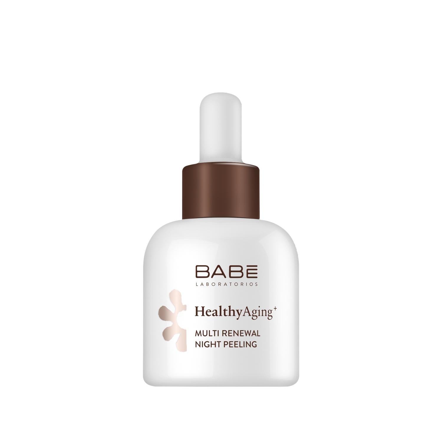 Babe HealthyAging+ Night Peeling Serum: Anti-Aging Skin Renewal & Exfoliation - Overnight Treatment, 30ml - Glamourous Grace
