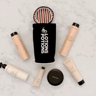 Lotions & Potions, Liquid Travel Case – Black - Glamourous Grace