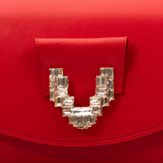 The Love Red  Leather Handbag