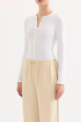 Terrin Top White - Glamourous Grace