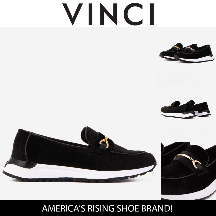 The Milan Black Leather Women Sneaker - Glamourous Grace