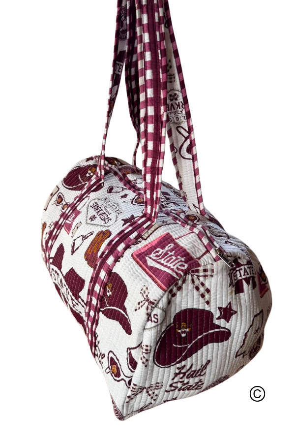 SC - ETA 9/8-9/22 The Bulldog Edit Duffel Bag - Glamourous Grace