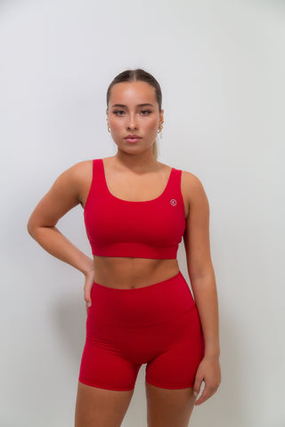 I Am Beautifully Radiant Quick-Dry Butter Red Short
