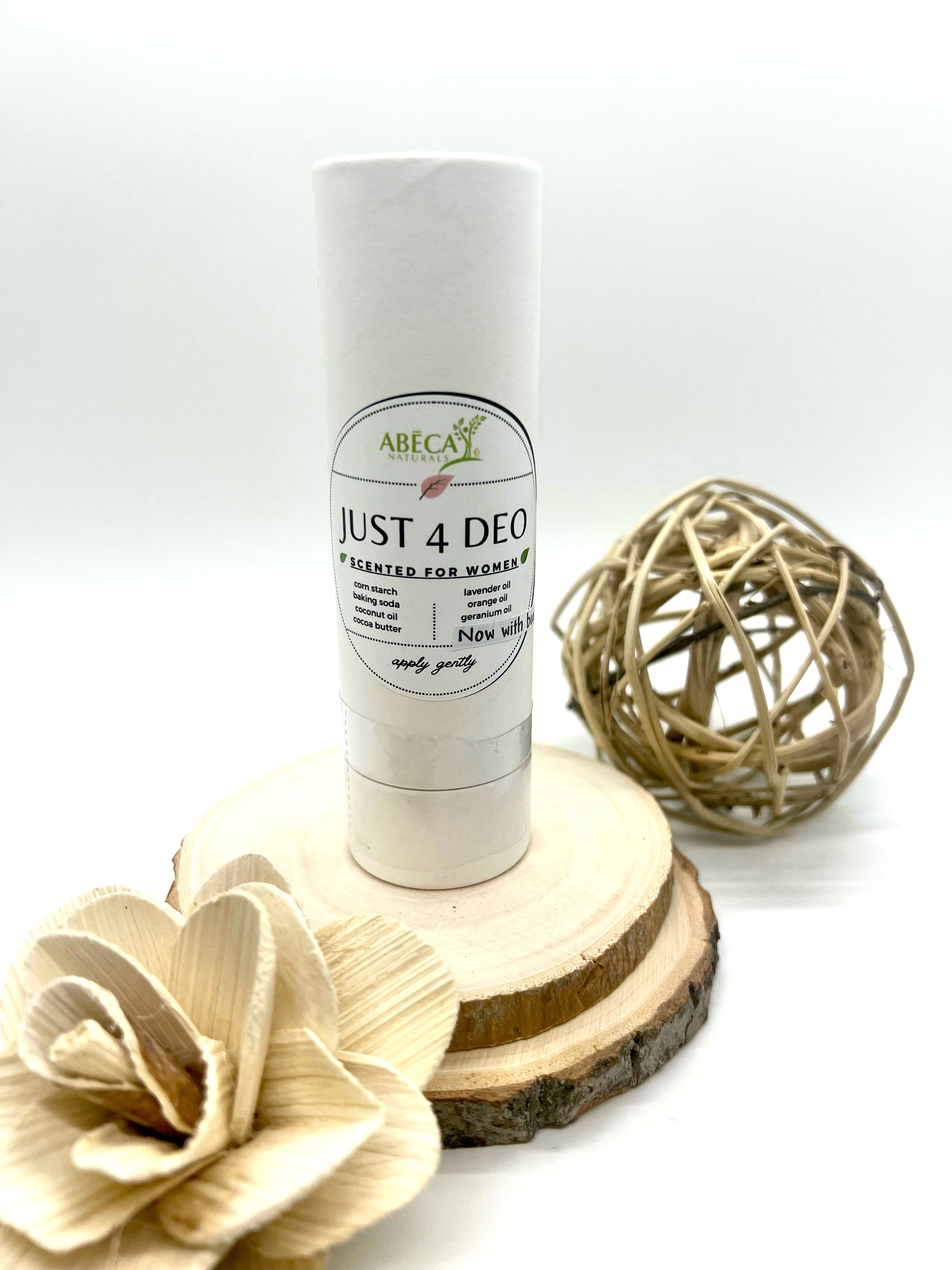 Just 4: Natural Deodorant Stick