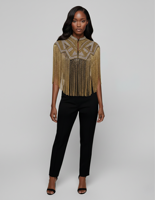 Golden Line Cape - Glamourous Grace